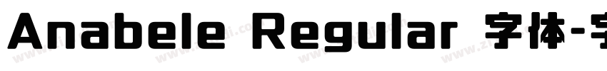 Anabele Regular 字体字体转换